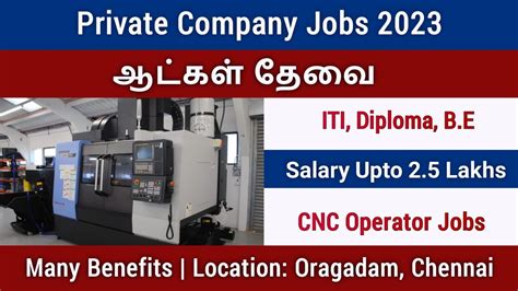 cnc machine operator jobs in chennai|cnc operator jobs Chennai.